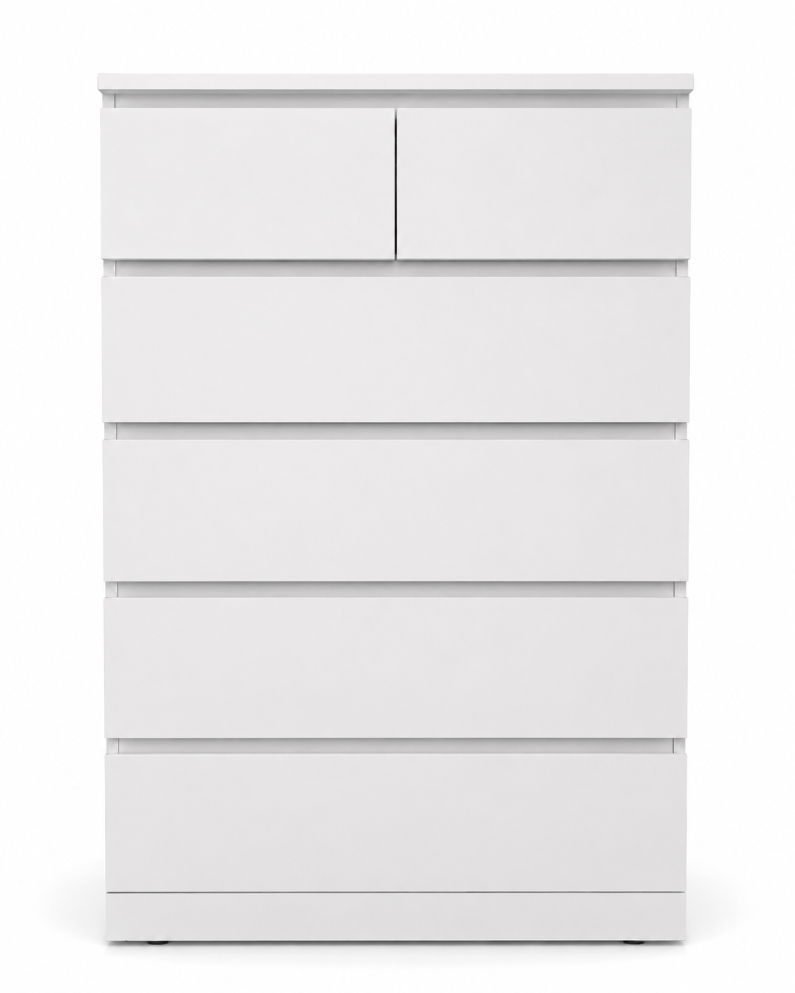 IKEA MALM Tall White Chest of 6 Drawers | 80x48x123 cm
