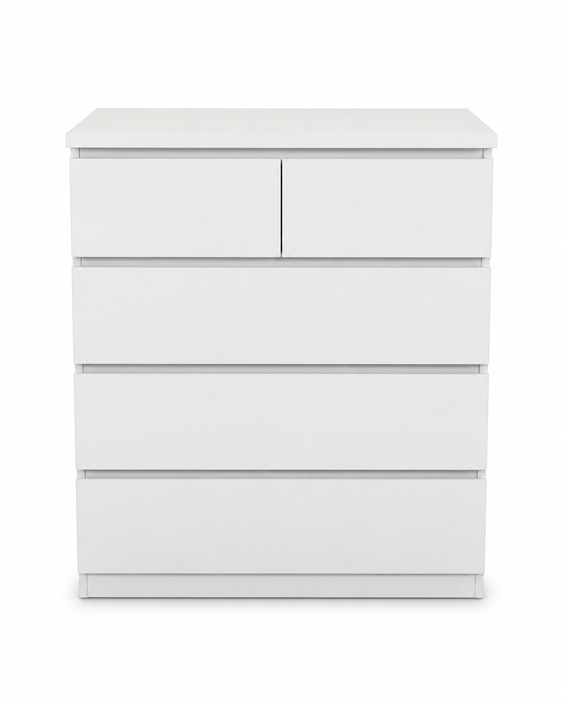 IKEA MALM Tall White Chest of 6 Drawers | 80x48x123 cm