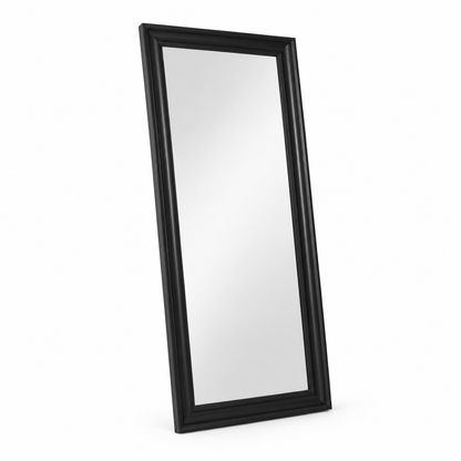 IKEA HEMNES Black-Brown Solid Pine Full-Length Mirror | 74x165 cm