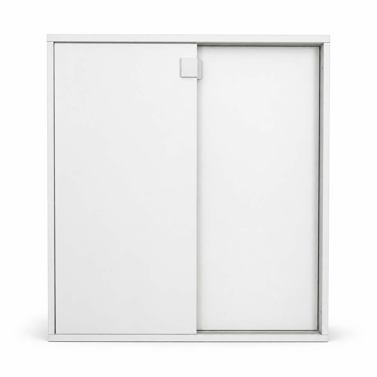 IKEA GALANT White Lockable Sliding-Door Office Cabinet | 160x45x120 cm