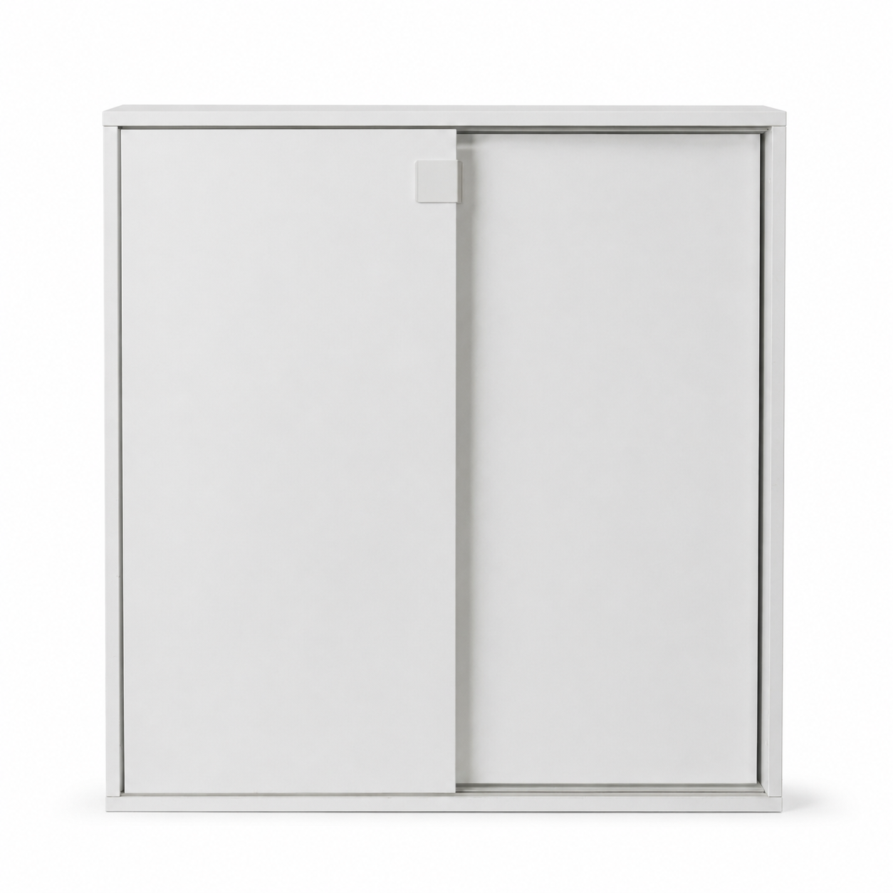 IKEA GALANT White Lockable Sliding-Door Office Cabinet | 160x45x120 cm