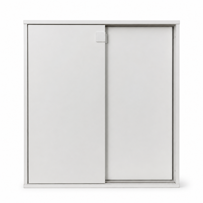 IKEA GALANT White Lockable Sliding-Door Office Cabinet | 160x45x120 cm
