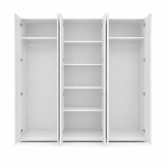 Home Box Artisan 6-Door Wardrobe with 2 Mirrors | Glossy - used 7 months