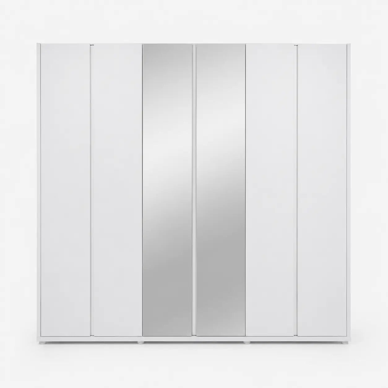 Home Box Artisan 6-Door Wardrobe with 2 Mirrors | Glossy - used 7 months