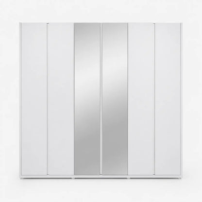 Home Box Artisan 6-Door Wardrobe with 2 Mirrors | Glossy - used 7 months