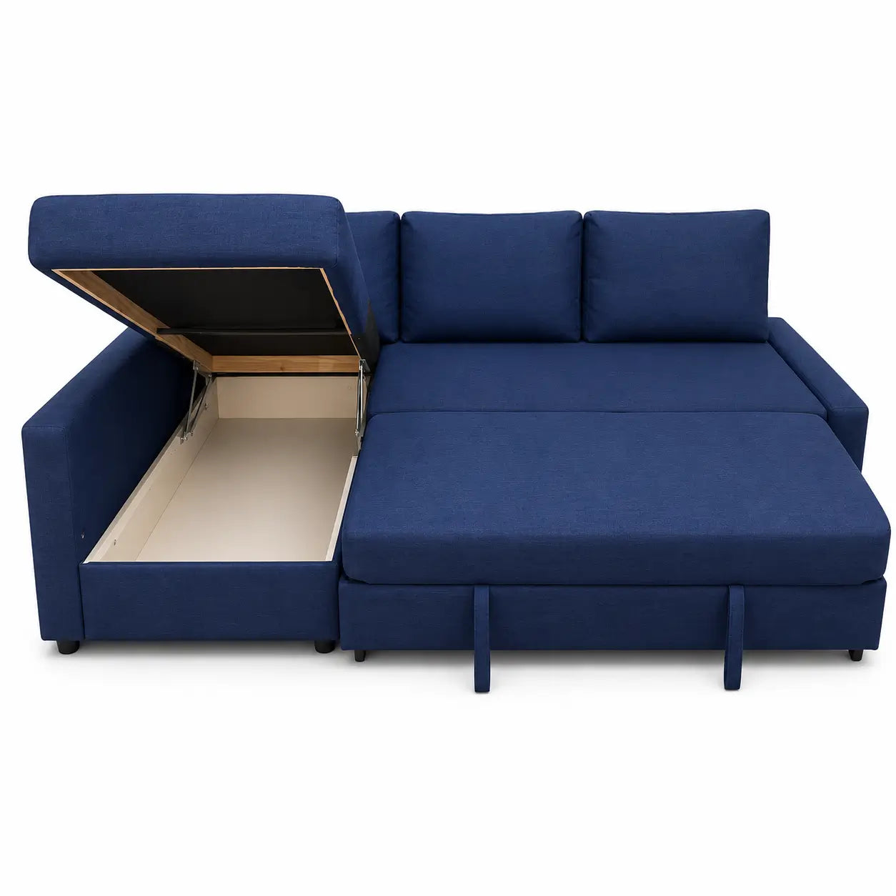 IKEA FRIHETEN Corner Sofa-Bed with Storage | Dark Blue, 3-Seater - used 5 months