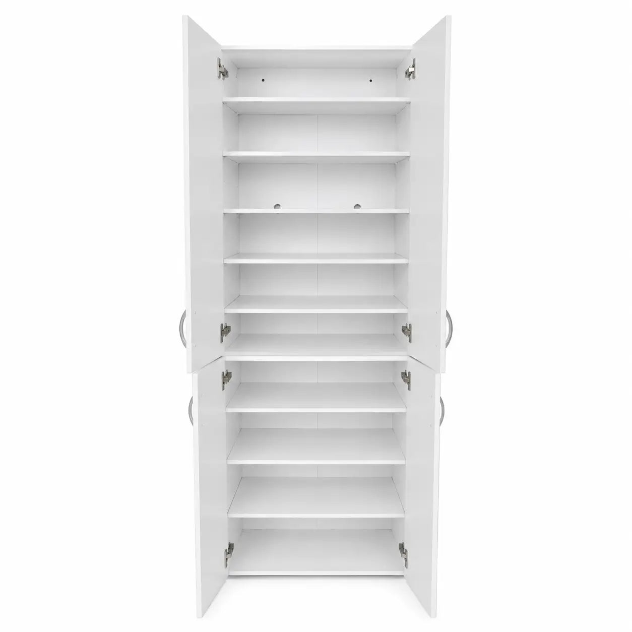 Modern Wooden Door Cabinet | White, Tall Storage, 80x40x200 cm - used 4 months