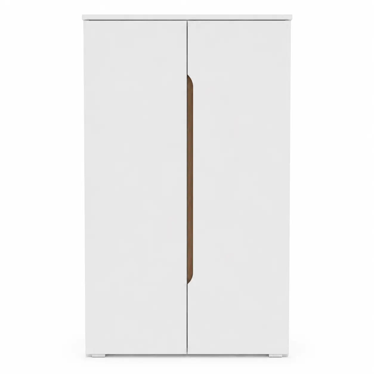 Danube Home Bill 2-Door Shoe Cabinet | White/Oak, 22 Pairs, 73x37x119 cm - used 3 months