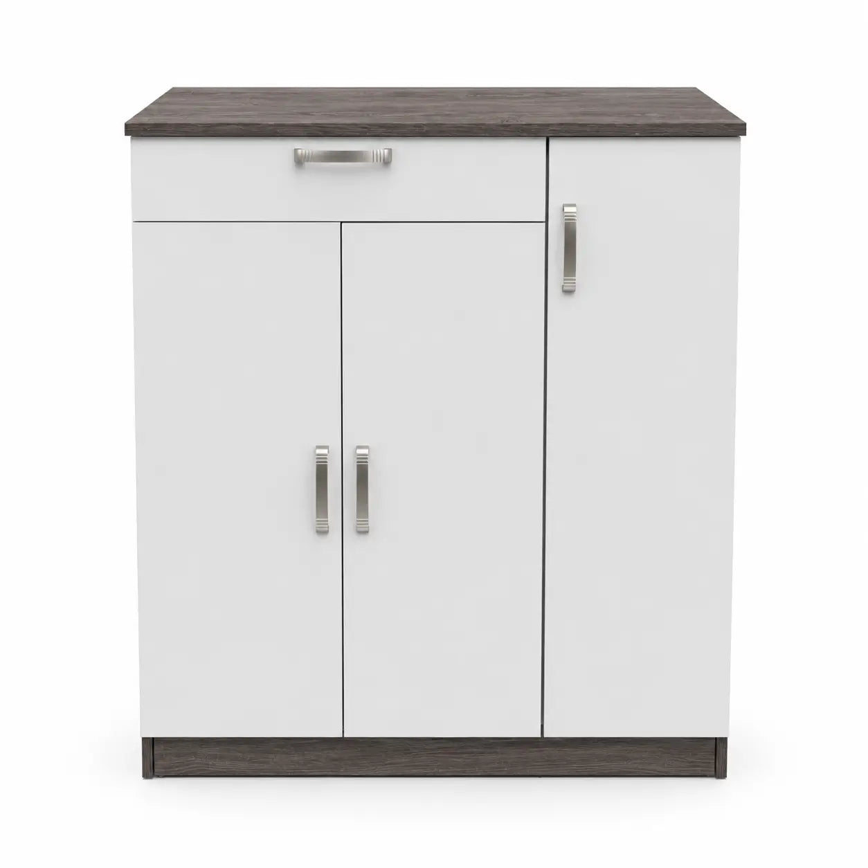 Mahmayi Multifunctional Cabinet | Dark Grey Concrete-Textured & White - used 8 months