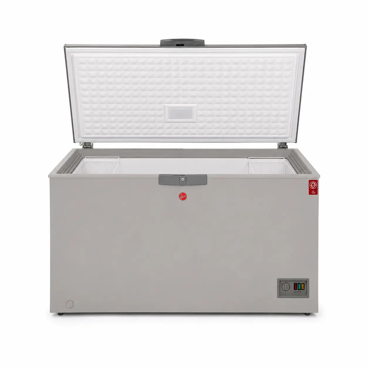 Hoover HCF-K493-GR Single-Door Chest Freezer | 493L Gross, Convertible, Grey - used 4 months