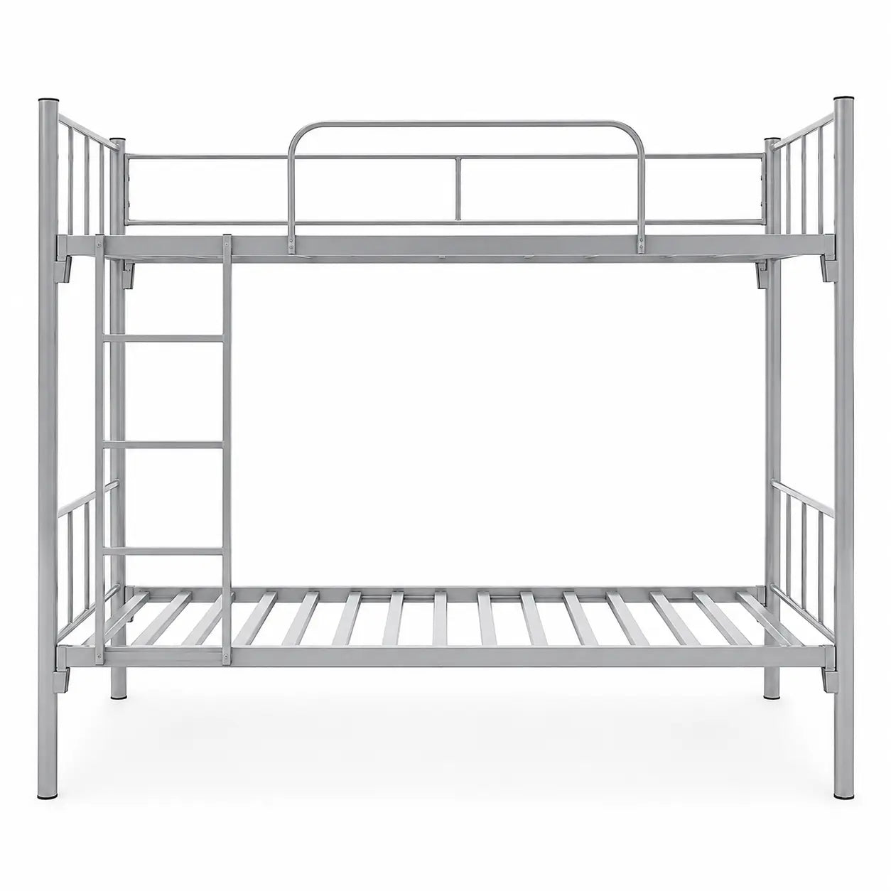 Nad Furniture HK2 Steel Bunk Bed | Silver, 190x90x170 cm, No Mattress