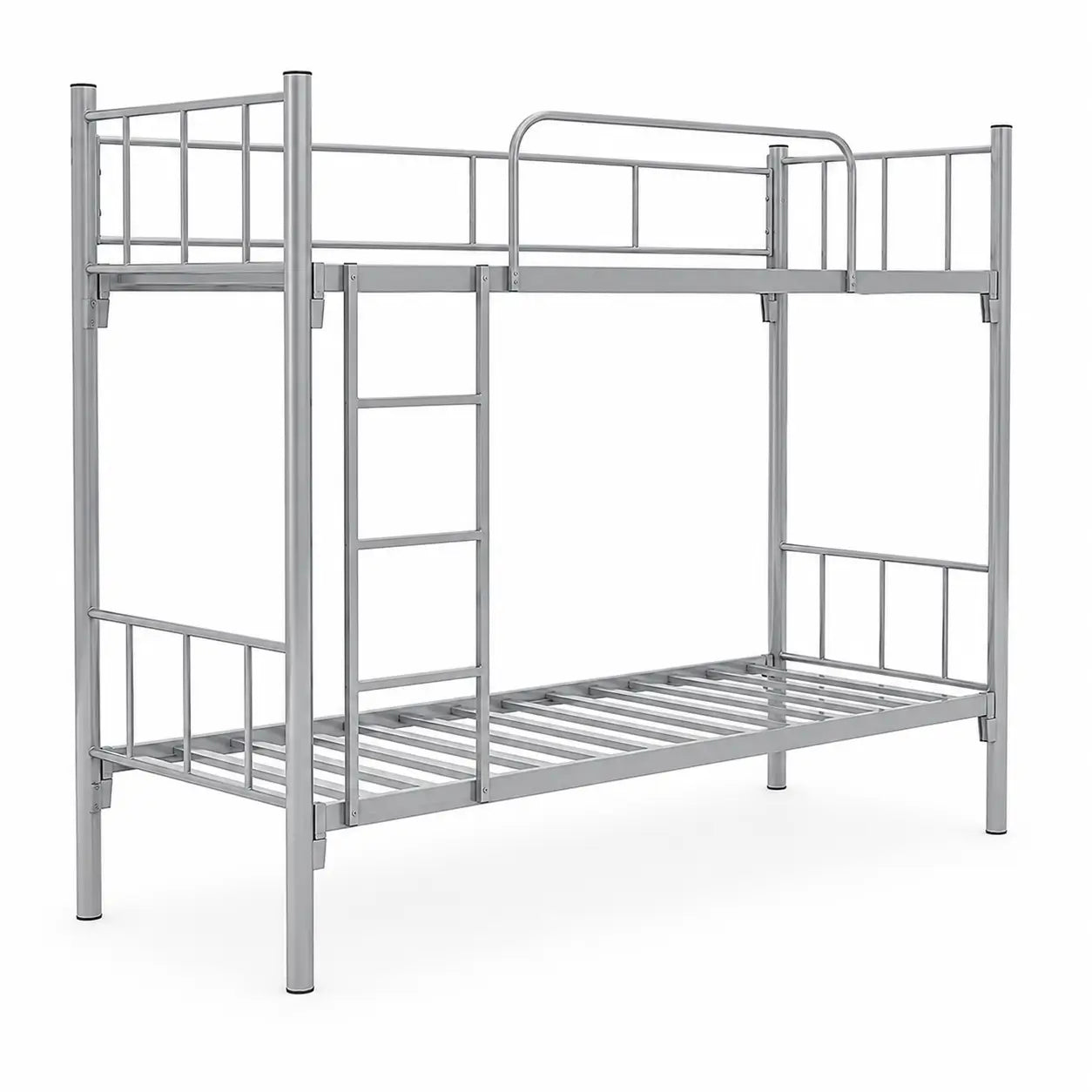 Nad Furniture HK2 Steel Bunk Bed | Silver, 190x90x170 cm, No Mattress
