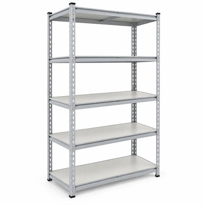 5-Tier Medium Duty Storage Shelf Rack | White - used 4 months