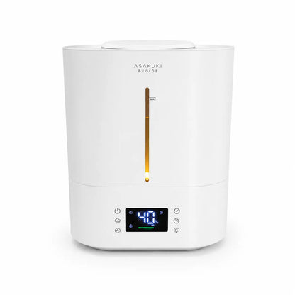ASAKUKI 4L Cool Mist Humidifier & Essential Oil Diffuser | Top-Fill, LED Display, 40H Runtime - used 3 months