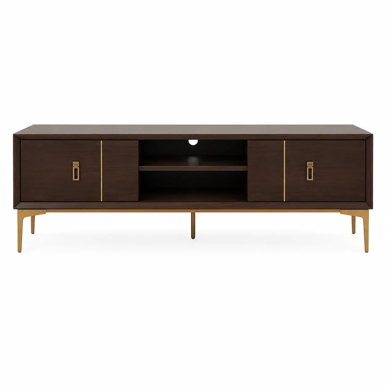 Home Center Fenton TV Unit | 201x45x45 cm, 2 Drawers & Shelf - used 6 months