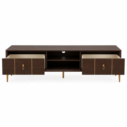 Home Center Fenton TV Unit | 201x45x45 cm, 2 Drawers & Shelf - used 6 months