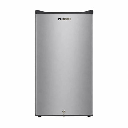 Nikai NRF130SS1 Single Door Mini Refrigerator | 130L Gross, Silver - used 4 months