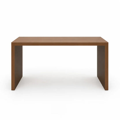 Minimalist Wood Waterfall Desk | Medium Wood Finish, 150x65x73 cm - used 5 months