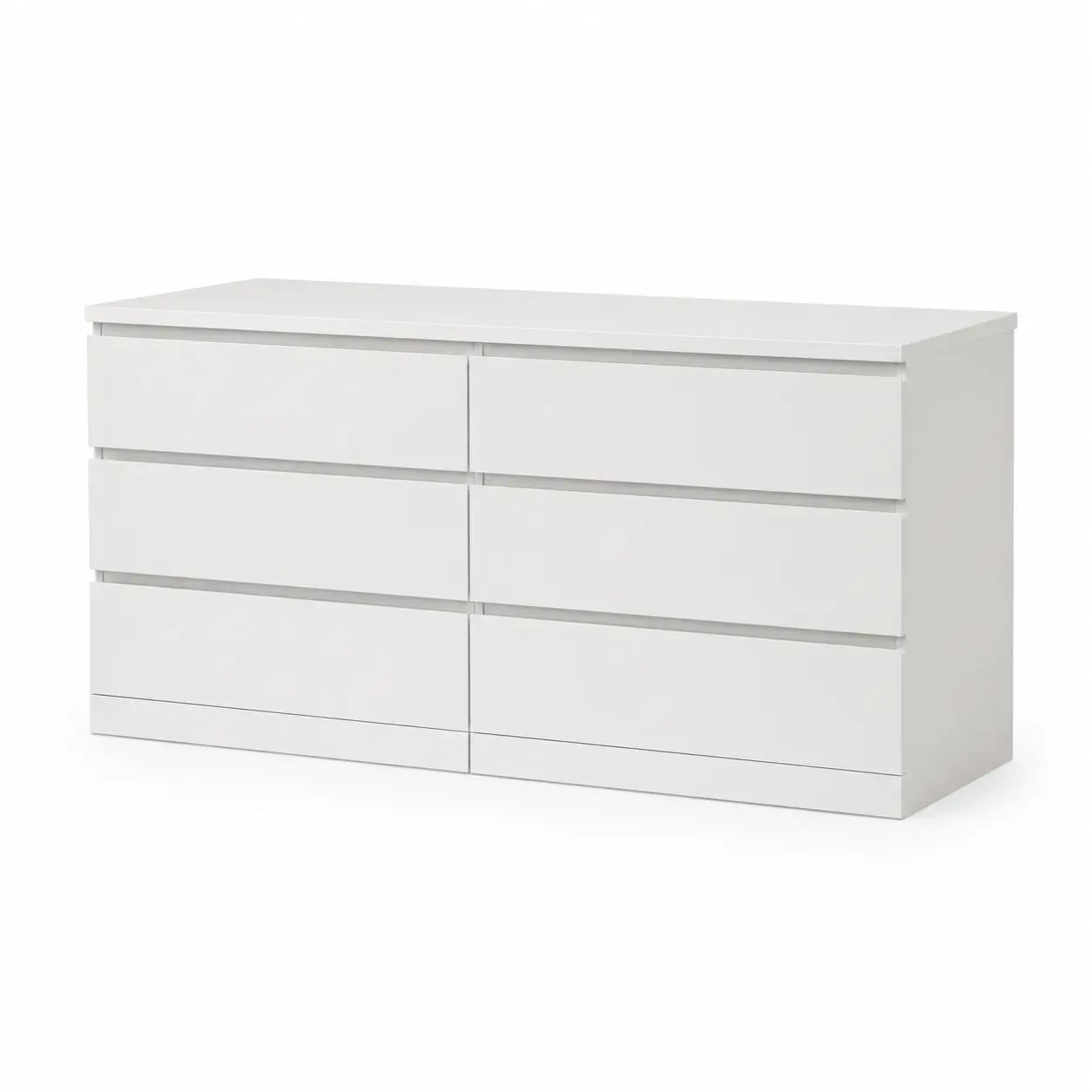 IKEA MALM Chest of 6 Drawers | White, 160x48x78 cm - used 3 months