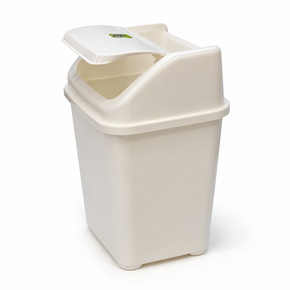 Baysem Merdem No. 4 Fantasy Dustbin | 32 Litres, White - used 1 months
