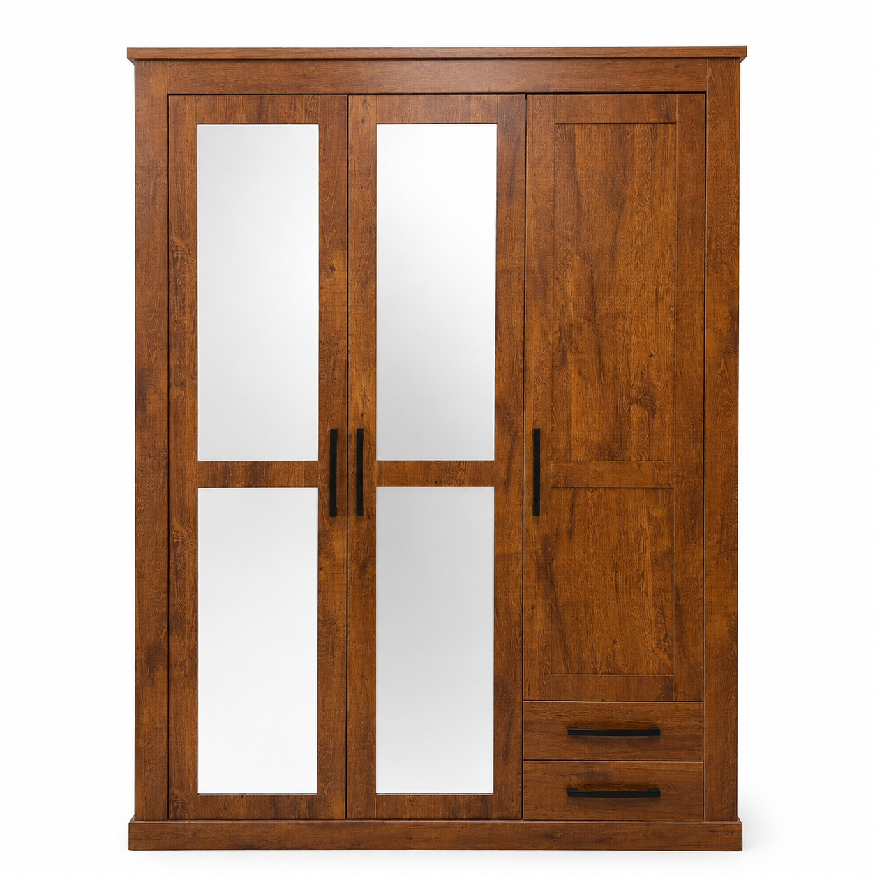 Pan Emirates Starlock 3-Door Kids Wardrobe with Mirror | Walnut, 154x58x218 cm - used 6 months