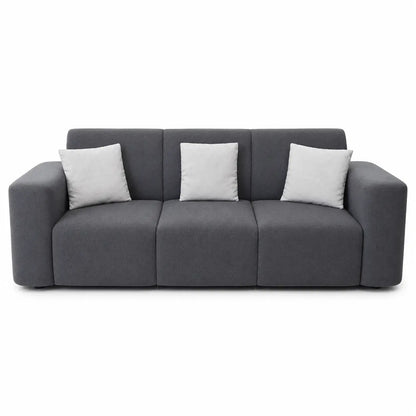 7-Seater U-Shape Sectional Sofa Set | Dark Grey/Charcoal, 3+2+1+1 - used 5 months