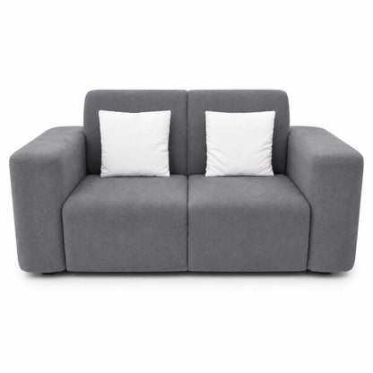 7-Seater U-Shape Sectional Sofa Set | Dark Grey/Charcoal, 3+2+1+1 - used 5 months