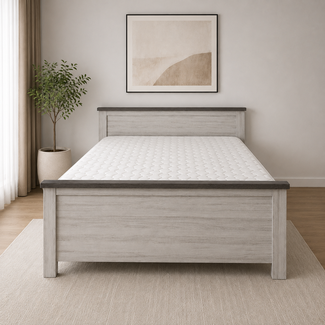 Home Box Angelic King Bed Set with Mattress | Modern, 180x200 cm - used 5 months