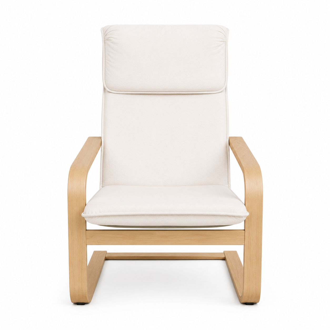 IKEA PELLO Armchair | Birch Veneer Frame, Cotton Cushion - used 4 months