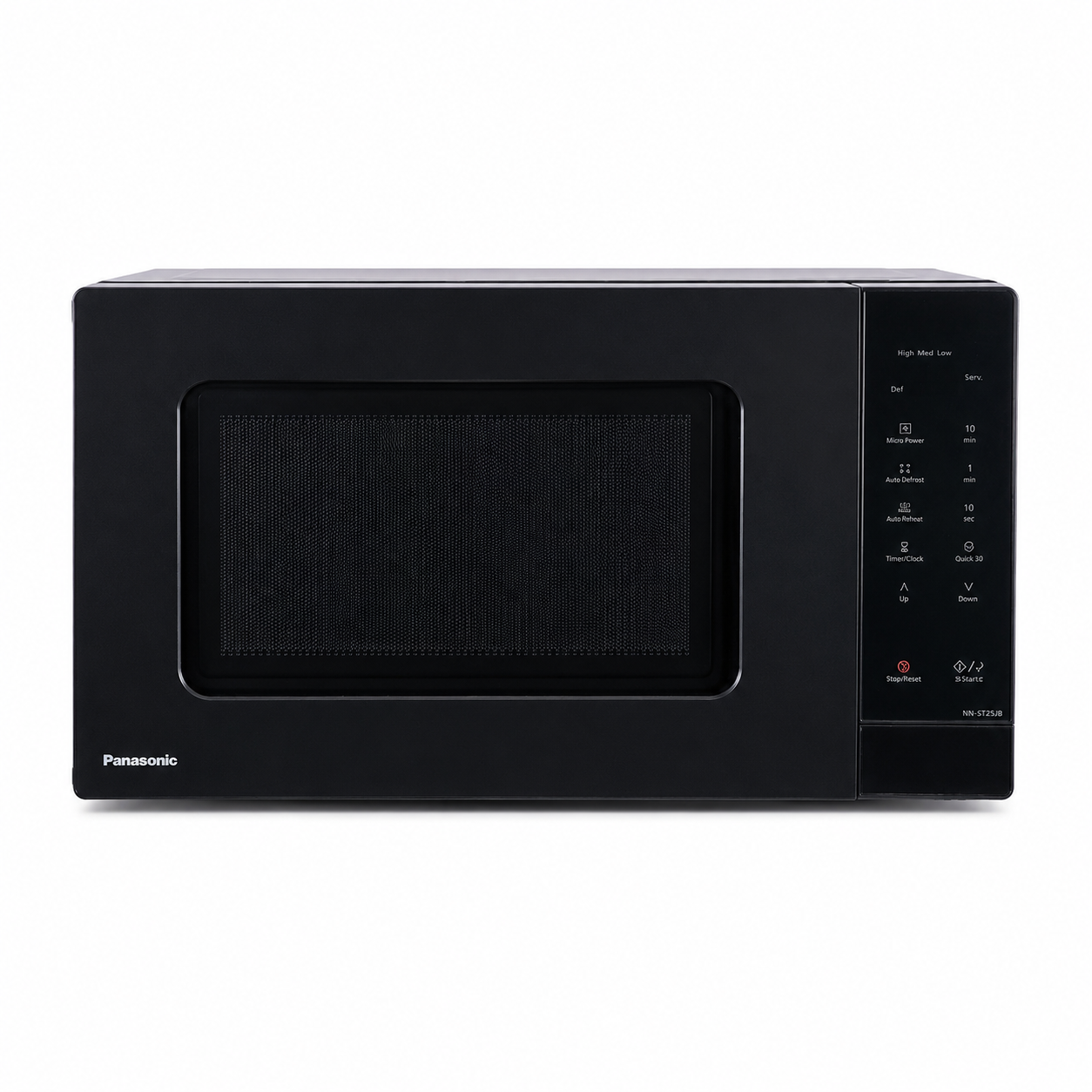 Panasonic NN-ST34NB 25L Compact Solo Microwave | 900W, Black, Touch Controls - used 5 months