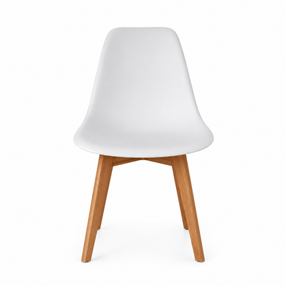 Home Center Meadow Dining Chair | Contemporary, Natural Wood Legs, 53x45x82 cm - used 3 months