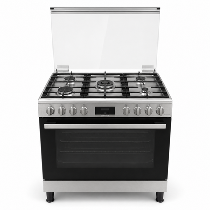 Bosch Series 6 Freestanding Gas Cooker | HGP3ISW50M, 5 Burners, 125L Oven