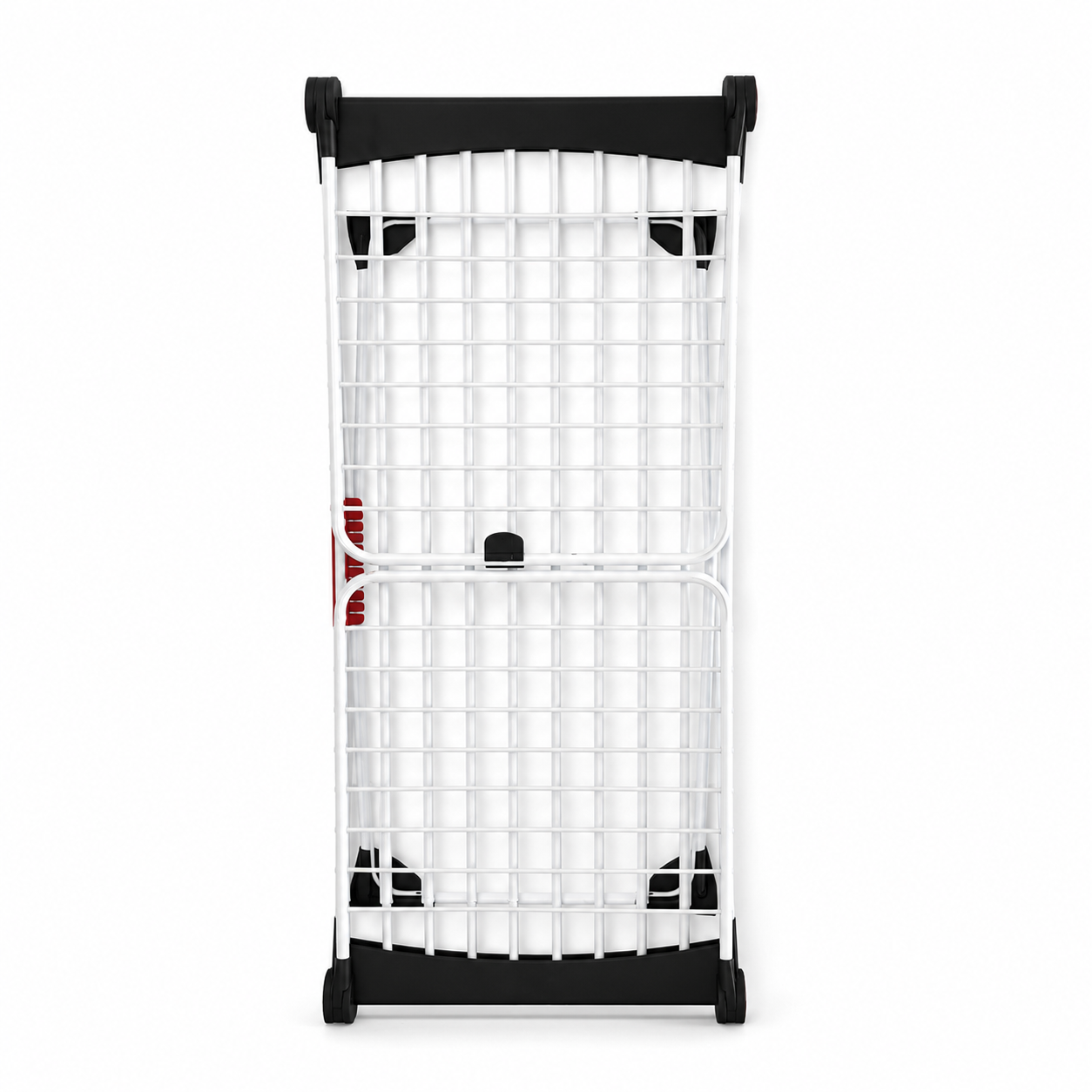 Vileda Infinity Flex Extendable Clothes Drying Rack with Wings | Silver, Black & Red