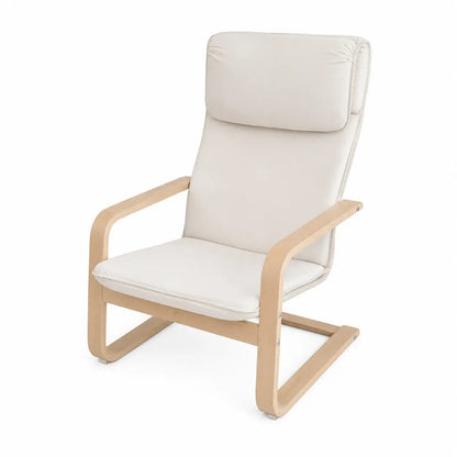 IKEA POÄNG Low-Back Armchair | Natural/Beige, Katorp Cushion - used 3 months