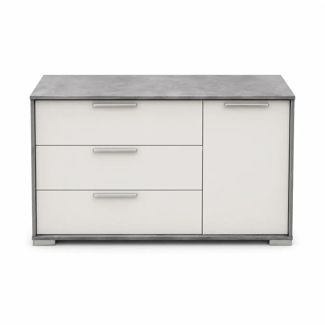 Homebox Oasis King Bedroom Set with Dresser & Wardrobe | White, 180x200 cm - used 8 months