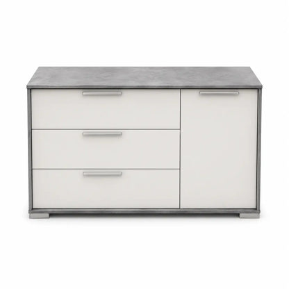 Homebox Oasis King Bedroom Set with Dresser & Wardrobe | White, 180x200 cm - used 8 months