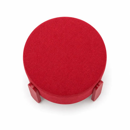 IKEA FÖRLUNDA Pouffe with Storage | Tonerud Red, 44 cm Diameter - used 1 months
