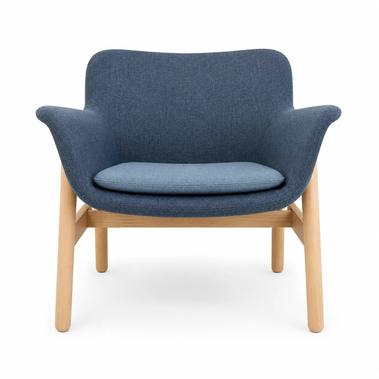 IKEA VEDBO Armchair | Gunnared Blue, Scandinavian Accent Chair - used 3 months