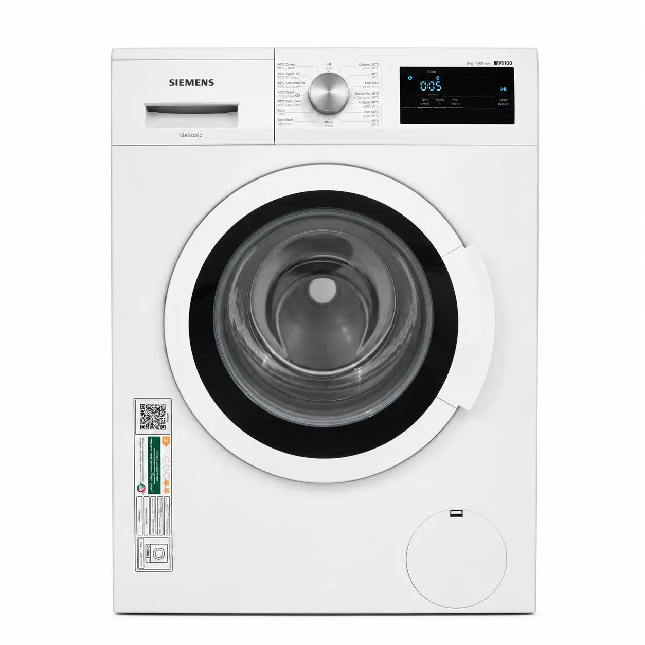 Siemens iQ100 Front Load Washing Machine | WM10J180GC, 8kg, 1000 RPM - used 6 months