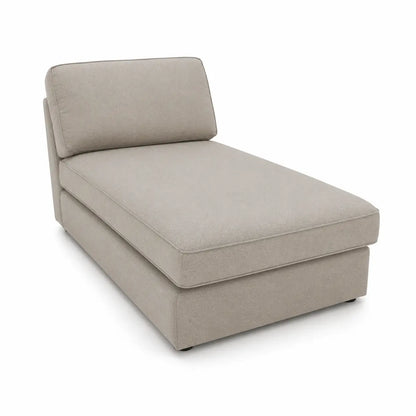 Armless Chaise Lounge Module | Modular Sofa Component, Low-Profile Daybed - used 7 months