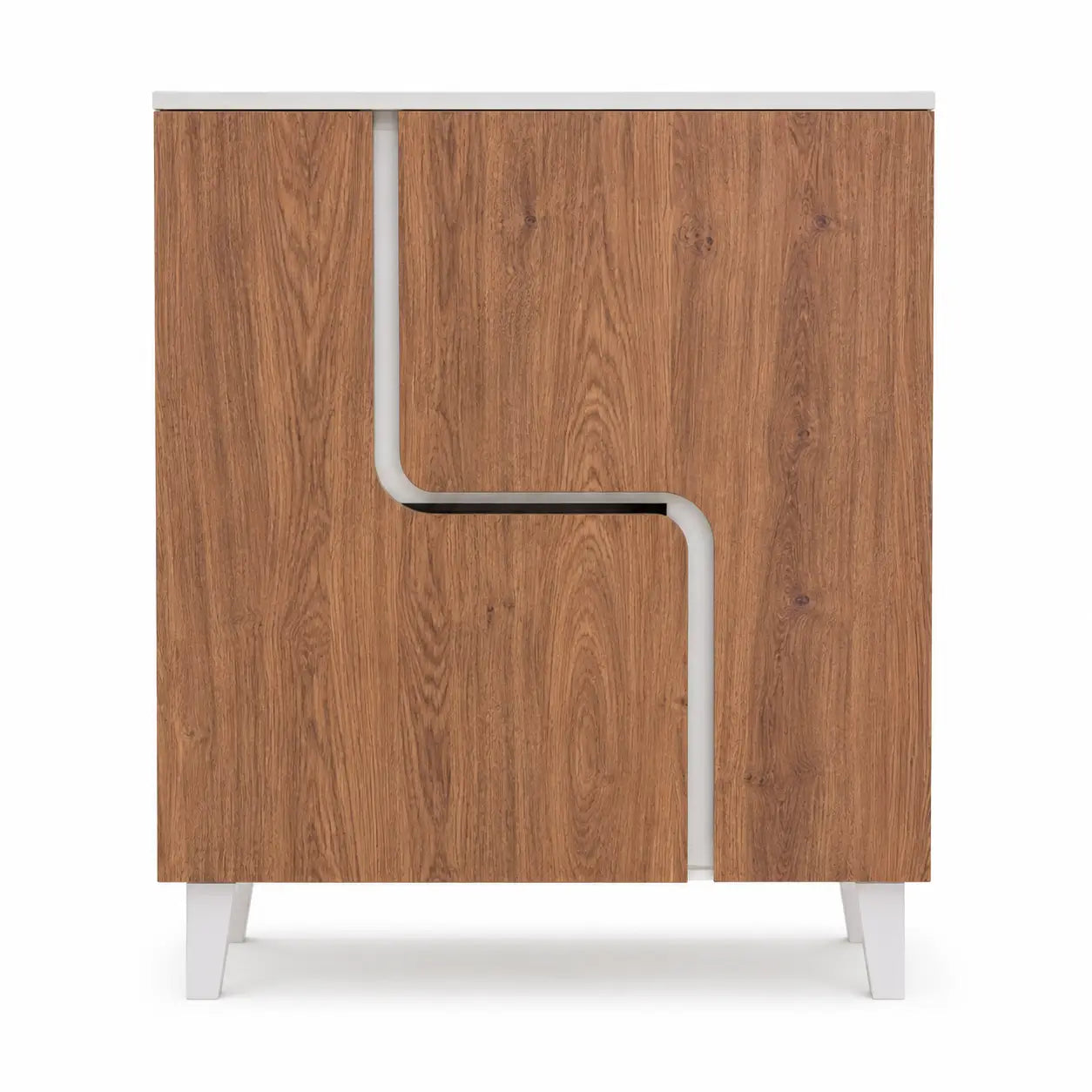 Home Center Crescent 12-Pair Shoe Cabinet | Modern, 80x34x94 cm - used 3 months
