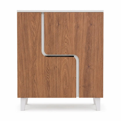 Home Center Crescent 12-Pair Shoe Cabinet | Modern, 80x34x94 cm - used 3 months