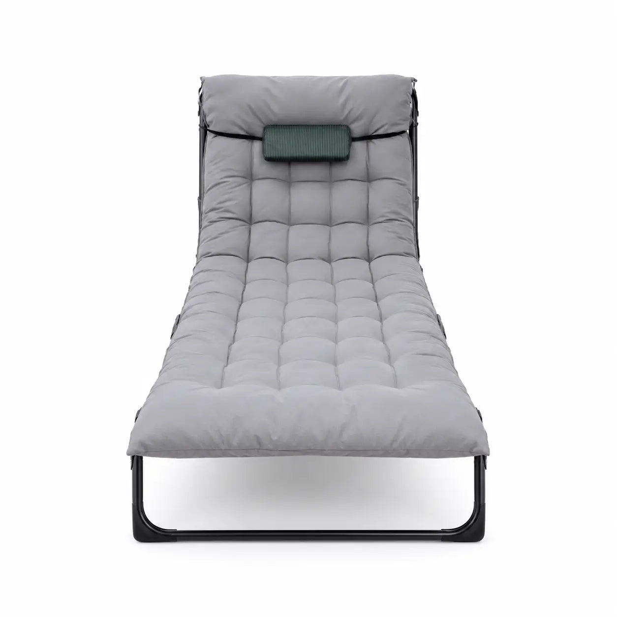 Folding Metal Lounger Sunbed | 4-Position Adjustable, Oxford Fabric, 150kg Max - used 5 months