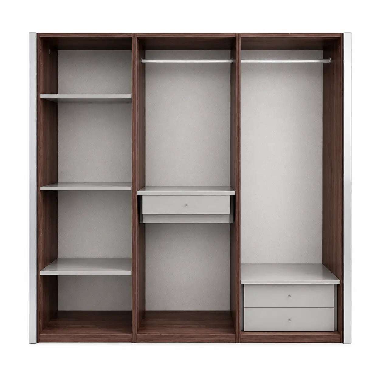 Danube Home 6-Door Wardrobe with Mirrors - used 8 months