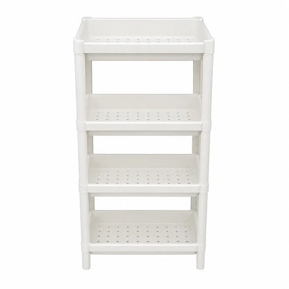 Mingzhe 4-Layer Bathroom Tower Shelf | White Plastic Storage Rack - used 3 months