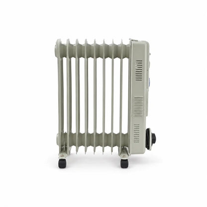 Crownline HT-244 11-Fin Oil-Filled Radiator Heater | 2500W, Turbo Fan, 24-Hour Timer - used 2 months