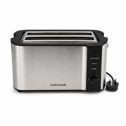 Nutricook T104S Digital 4-Slice Toaster | Stainless Steel, 1500W - used 4 months