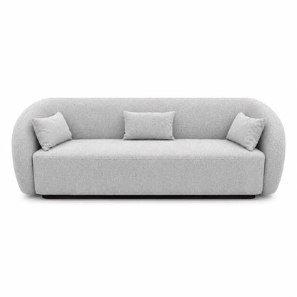 United Furniture Orrin Sofa Set 3+2 | Light Grey, Modern Curved Design - used 3 weeks