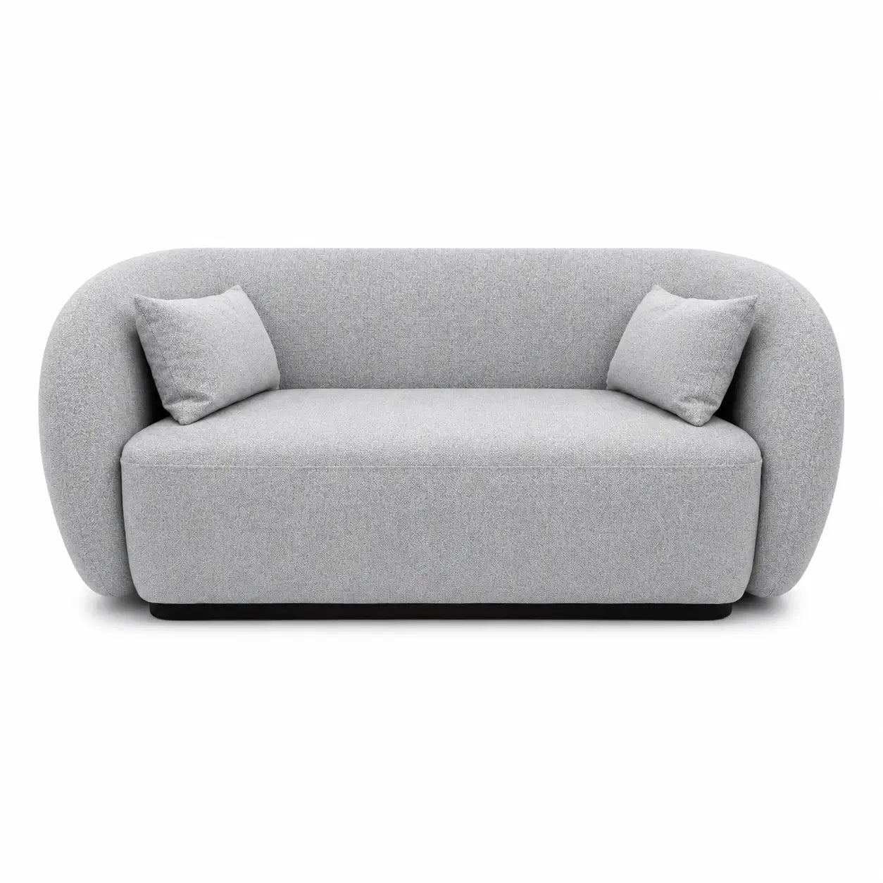 United Furniture Orrin Sofa Set 3+2 | Light Grey, Modern Curved Design - used 3 weeks