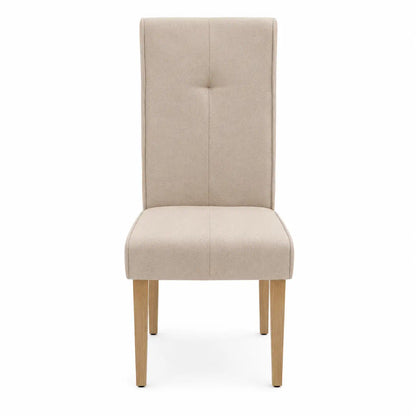 Ashford Dining Table with 6 Ava Fabric Chairs | Country-Style, 160x90 cm - used 8 months
